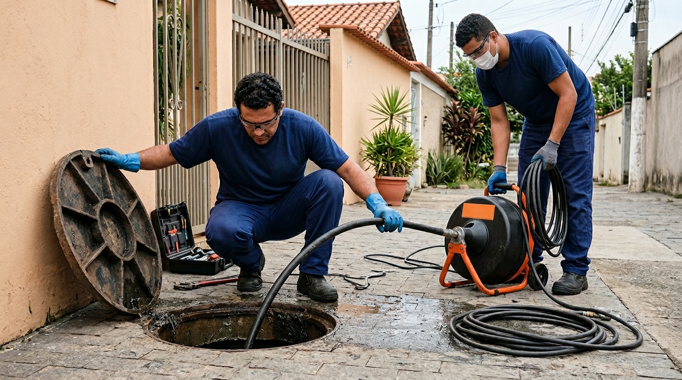 Desentupimento de esgoto em Salvador-BA