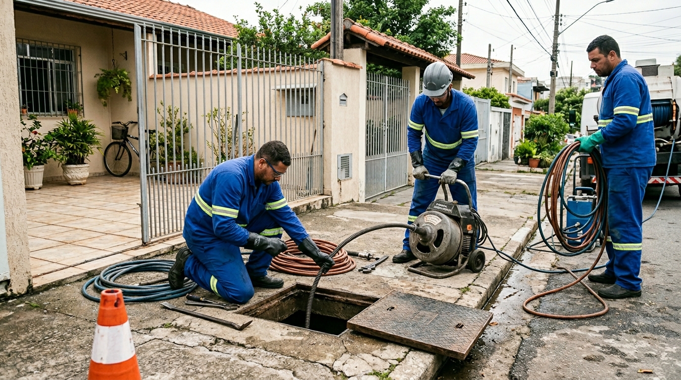 Desentupimento de esgoto em Salvador-BA