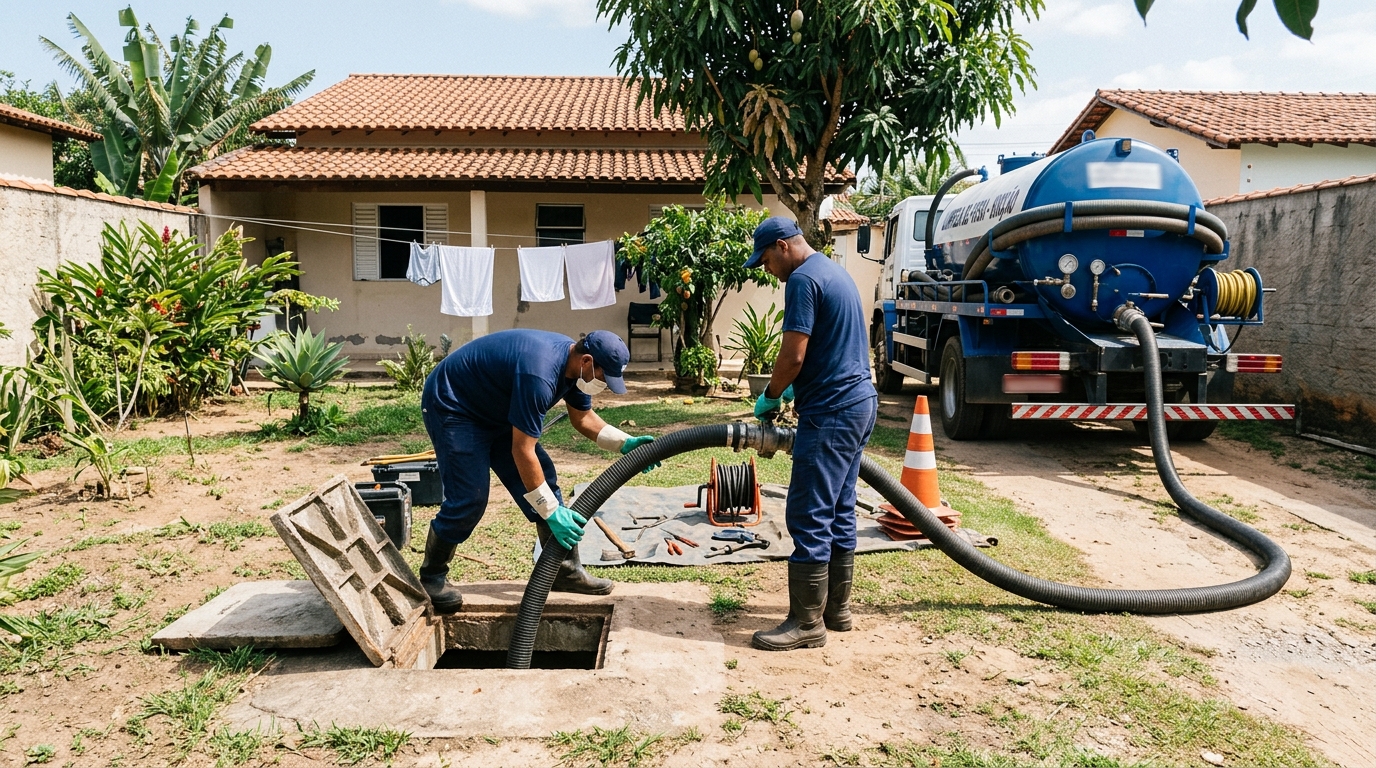 Limpeza de fossa séptica em Salvador-BA