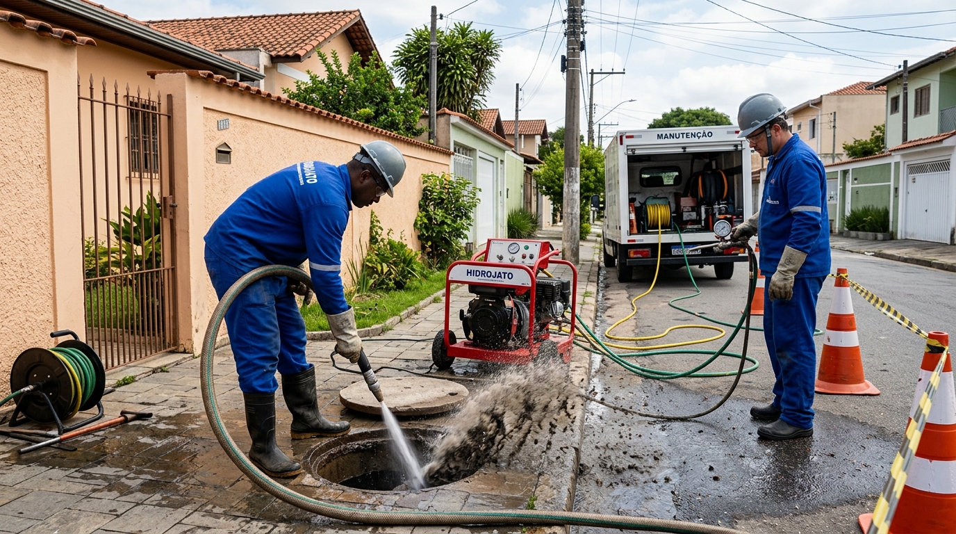 Hidrojateamento residencial em Salvador-BA