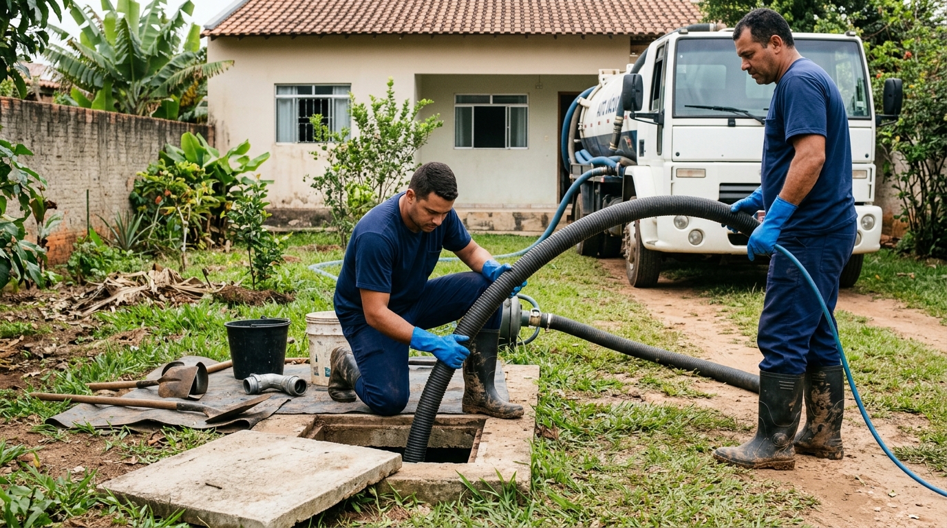 Esgotamento de fossa em Salvador-BA
